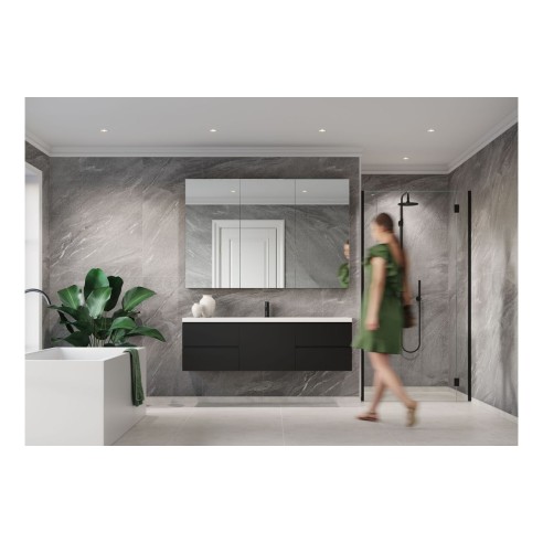 Fibo Scandinavian - Grey Stone (Tile Effect) - Pk/2 | Wall P