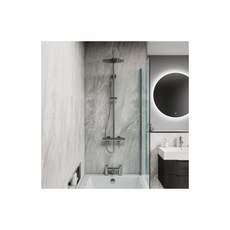 Fibo Scandinavian - Grey Stone (Tile Effect) - Pk/2 | Wall P