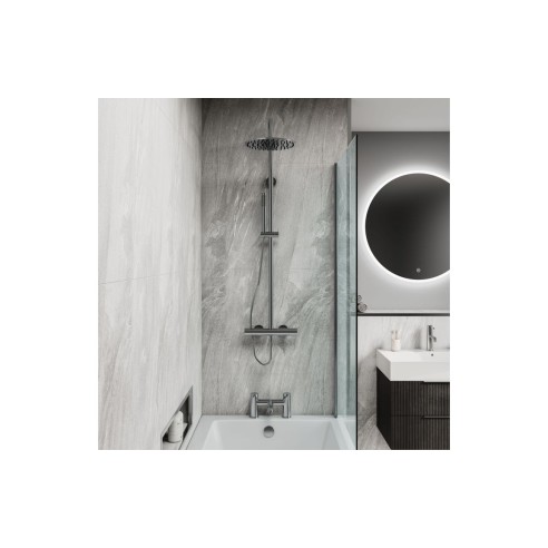 Fibo Scandinavian - Grey Stone (Tile Effect) - Single | Wall
