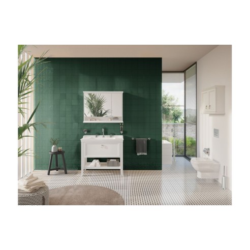 VitrA Origin Classic 3-Hole Basin Mixer - Chrome | Bathroom