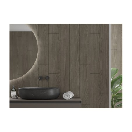 Fibo Scandinavian - Dark Wood (Vertical Plank) - Single | Wa