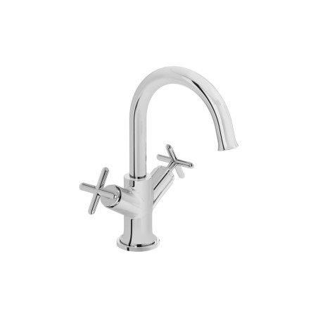 VitrA Origin Classic Basin Mixer (Cross Handles) - Chrome |