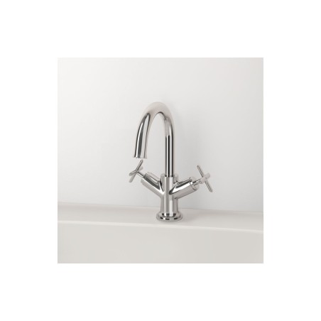 VitrA Origin Classic Basin Mixer (Cross Handles) - Chrome |