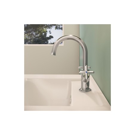 VitrA Origin Classic Basin Mixer (Cross Handles) - Chrome |