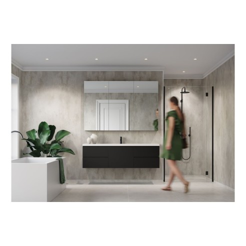 Fibo Signature - Cracked Cement (Plain Panel) - Single | Wal