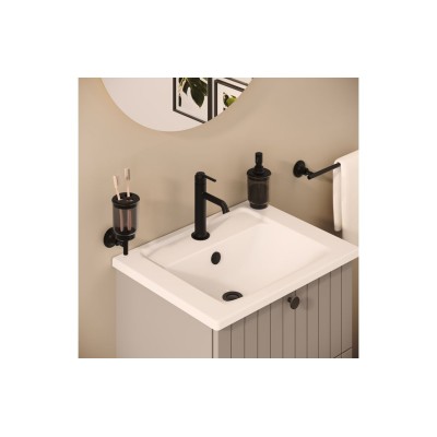VitrA Origin Classic Basin Mixer (Top Handle) - Matt Black | 2