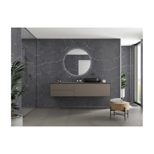 Fibo Marble - Black Marble (Plain Marble) - Pk/2 | Wall Pane