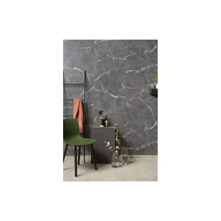 Fibo Marble - Black Marble (Plain Marble) - Pk/2 | Wall Pane