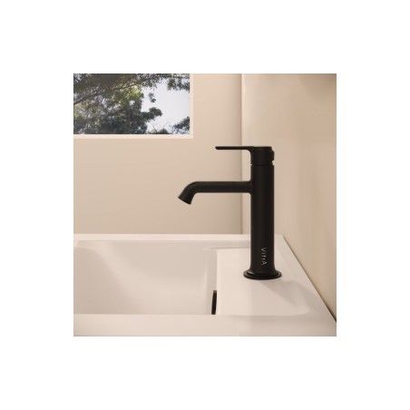 VitrA Origin Classic Basin Mixer (Top Handle) - Matt Black |