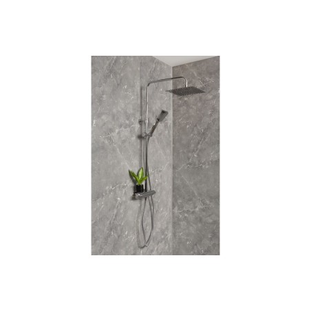 Fibo Marble - Grey Marble (Plain Marble) - Pk/2 | Wall Panel