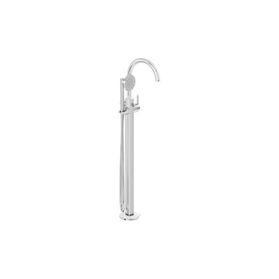 VitrA Origin Classic Floor Standing Bath/Shower Mixer - Chro