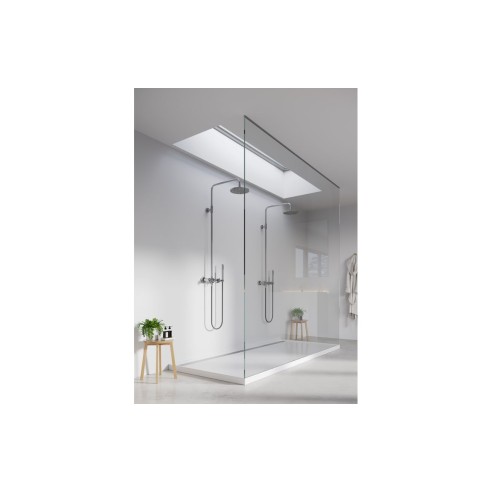 Fibo Timeless - Crystal White - Silk (Plain Panel) - Single