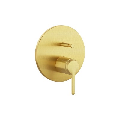 VitrA Origin Classic Integrated Bath Mixer Valve - Brushed G