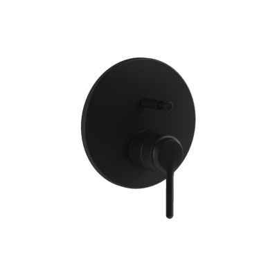 VitrA Origin Classic Integrated Bath Mixer Valve - Matt Blac