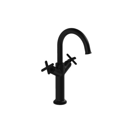 VitrA Origin Classic Tall Basin Mixer (Cross Handles) - Matt