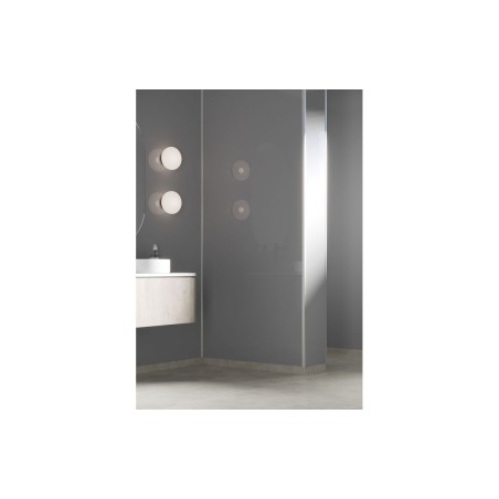 Fibo Timeless - Medium Grey (Plain Panel) - Single | Wall Pa