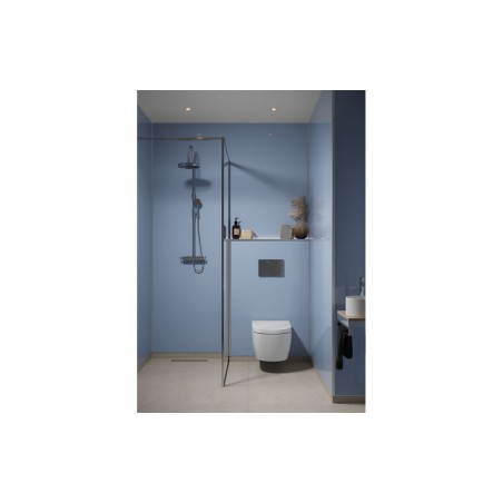 Fibo Timeless - Frozen Blue (Plain Panel) - Single | Wall Pa