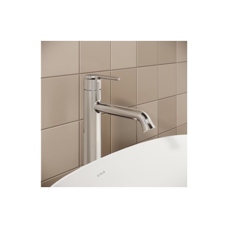 VitrA Origin Classic Tall Basin Mixer (Top Handle) - Chrome