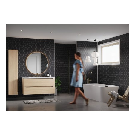 Fibo Urban - Black Silk (Hexagonal) - Pk/2 | Wall Panels | B
