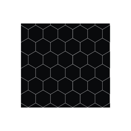 Fibo Urban - Black Silk (Hexagonal) - Single | Wall Panels |