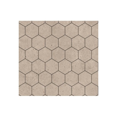 Fibo Urban - Rough Cement (Hexagonal) - Pk/2 | Wall Panels |