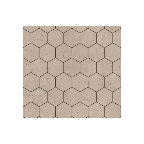 Fibo Urban - Rough Cement (Hexagonal) - Pk/2 | Wall Panels |
