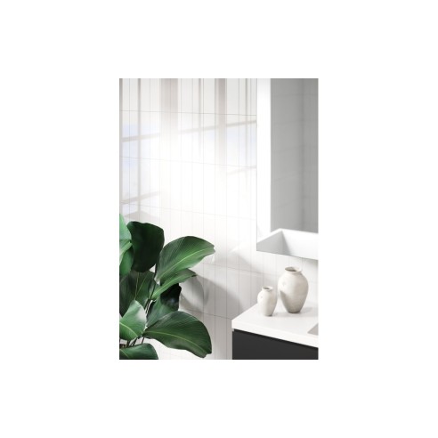 Fibo Urban - Denver White (Stacked Subway) - Pk/2 | Wall Pan