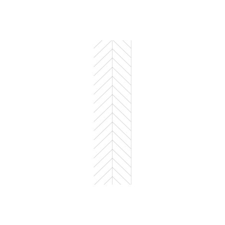 Fibo Urban - Denver White (Chevron) - Single | Wall Panels |