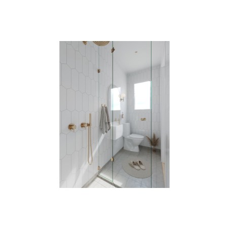 Fibo Urban - Denver White (Elongated Hexagonal) - Single | W