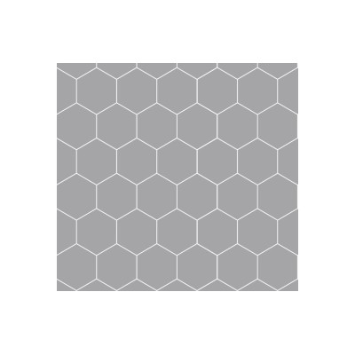 Fibo Urban - Medium Grey (Hexagonal) - Single | Wall Panels