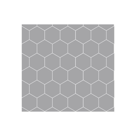 Fibo Urban - Medium Grey (Hexagonal) - Single | Wall Panels