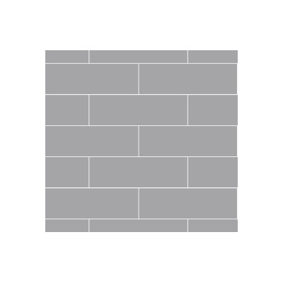 Fibo Urban - Medium Grey (Metro Brick) - Pk/2 | Wall Panels