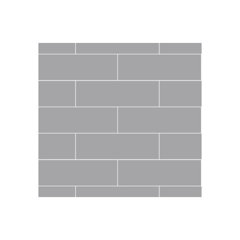 Fibo Urban - Medium Grey (Metro Brick) - Single | Wall Panel