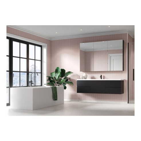 Fibo Urban - Dusky Pink (Stacked Subway) - Pk/2 | Wall Panel