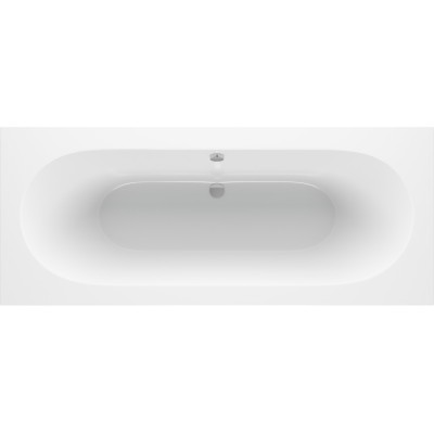 Milan Round Double End SUPERCAST 1800x800x550mm 0TH Bath w/L
