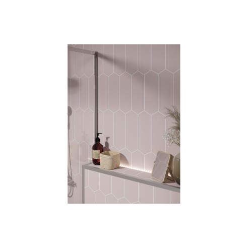 Fibo Urban - Dusky Pink (Elongated Hexagonal) - Pk/2 | Wall