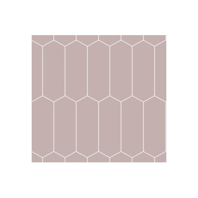 Fibo Urban - Dusky Pink (Elongated Hexagonal) - Single | Wal