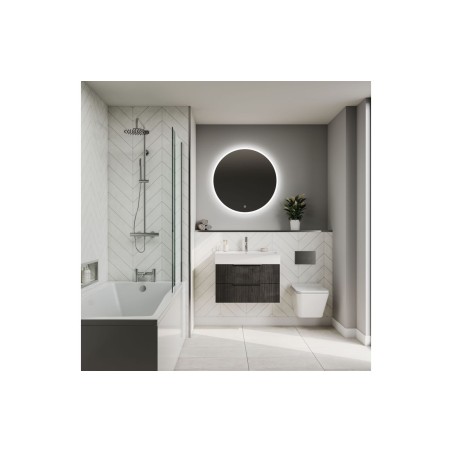 Fibo Urban - Moonstone (Chevron) - Pk/2 | Wall Panels | Bath