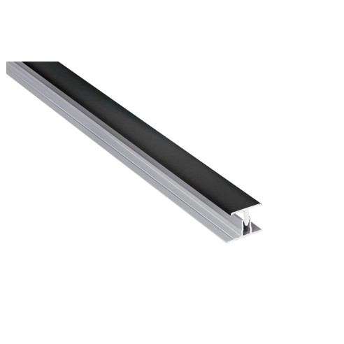 Fibo Black H-Shaped Stacking Profile 2.4m | Wall Panels | Ba