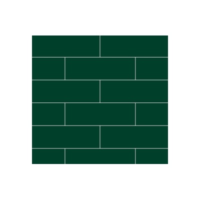 Fibo Urban - Bottle Green (Metro Brick) - Pk/2 | Wall Panels