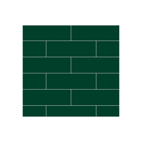 Fibo Urban - Bottle Green (Metro Brick) - Pk/2 | Wall Panels