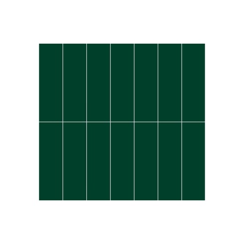 Fibo Urban - Bottle Green (Stacked Subway) - Pk/2 | Wall Pan