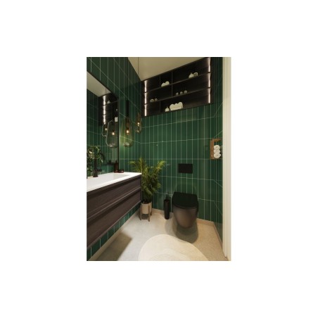 Fibo Urban - Bottle Green (Stacked Subway) - Single | Wall P