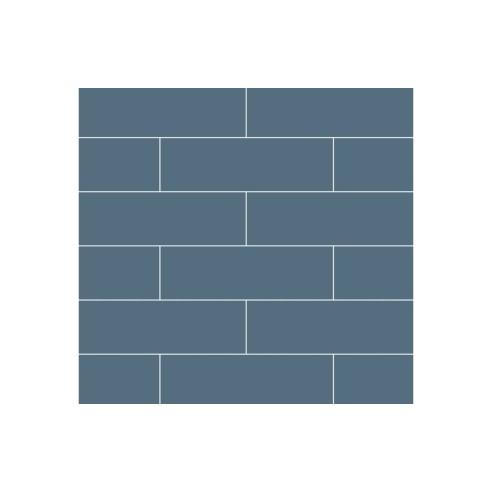 Fibo Urban - Dusty Blue (Metro Brick) - Single | Wall Panels