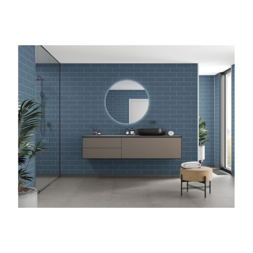 Fibo Urban - Dusty Blue (Metro Brick) - Single | Wall Panels