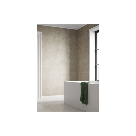 Fibo Scandinavian - Grey Sahara (Tile Effect) - Pk/2 | Wall