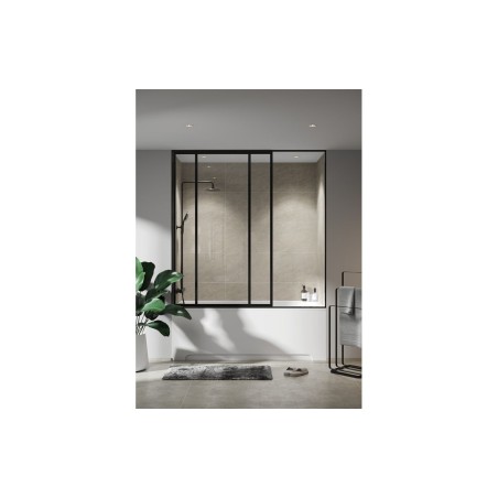 Fibo Scandinavian - Grey Sahara (Tile Effect) - Single | Wal