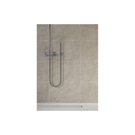 Fibo Scandinavian - Grey Sahara (Tile Effect) - Single | Wal