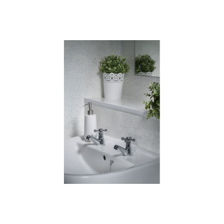 Fibo Timeless - Sugar Sparkle (Plain Panel) - Pk/2 | Wall Pa