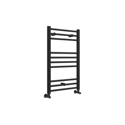 Eibus Straight 30mm Ladder Radiator (500x800x30mm) - Matt Bl